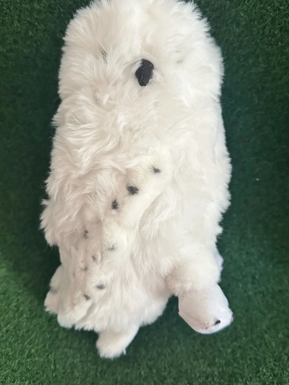 Warner Bros. White Spotted Plush Owl (Harry Potter Tag)
